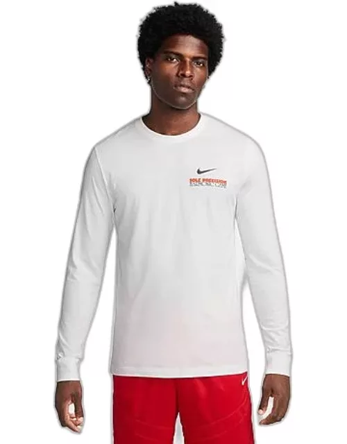 Men's Nike Sole Precision Long-Sleeve Basketball T-Shirt