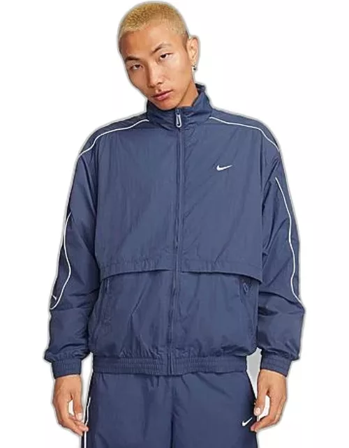 Men's Nike Sportswear Solo Swoosh Woven Track Jacket