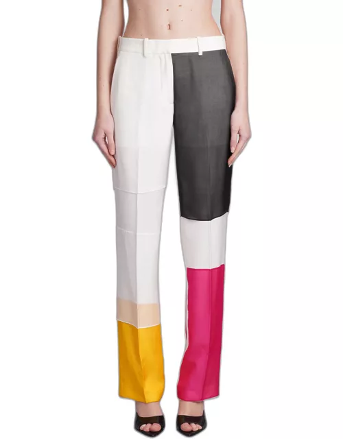 Helmut Lang Pants In Multicolor Polyester