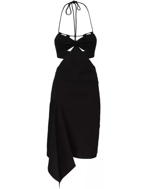 Pinko American Pie Cut-out Sleeveless Dres