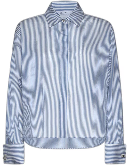 Max Mara Vertigo Cotton And Silk Shirt