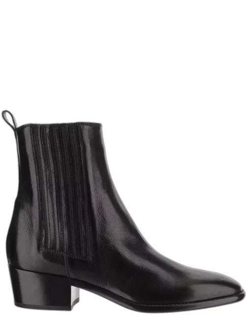 Sartore Glossy Leather Ankle Boot