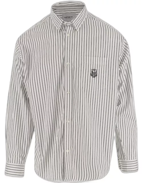 Carhartt Cotton Shirt With Striped Pattern
