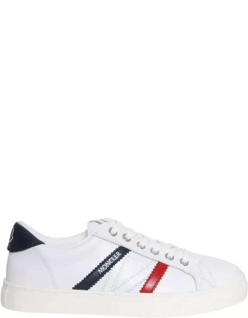 Moncler White Monaco Sneaker
