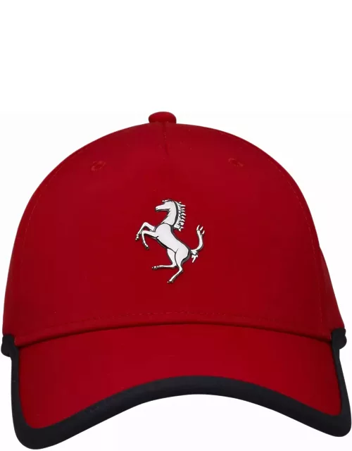 Ferrari Red Nylon Cap