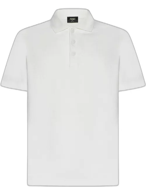 Fendi Pique Cotton Polo Shirt