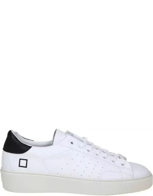 D.A.T.E. Levante Sneakers In Black/white Leather