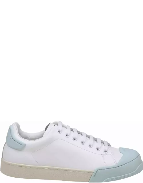 Marni Dada Bumper Sneakers In White Leather