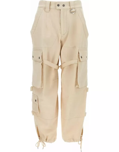 Isabel Marant Cargo Pants With Pockets And Buckle