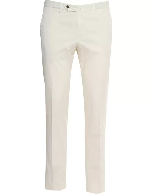 PT Torino Superslim Cream-colored Trouser