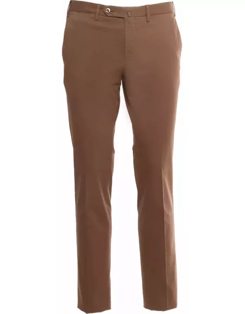 PT01 Brown Superslim Trouser
