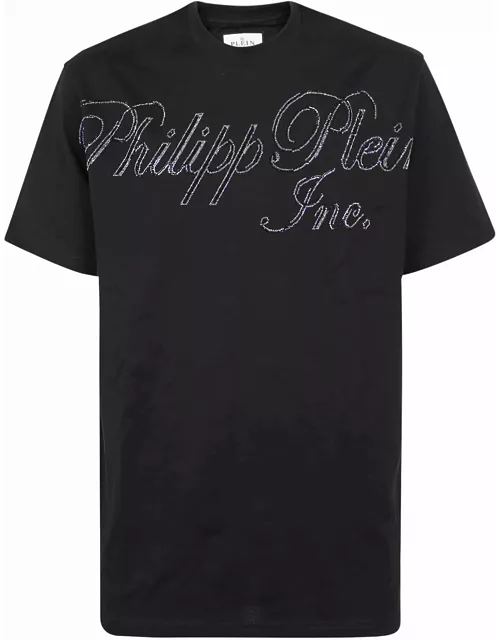Philipp Plein T-shirt Round Neck Ss With Cr