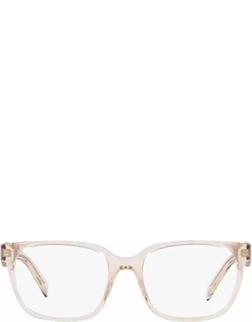 Prada Eyewear Pr 17zv Crystal Pink Glasse