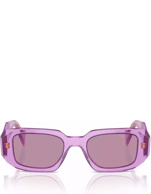 Prada Eyewear Pr 17ws Transparent Amethyst Sunglasse