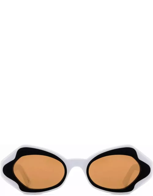 Marni Eyewear Unlahand White Sunglasse