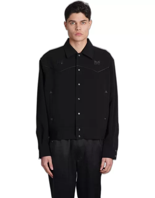 Needles Casual Jacket In Black Polyester
