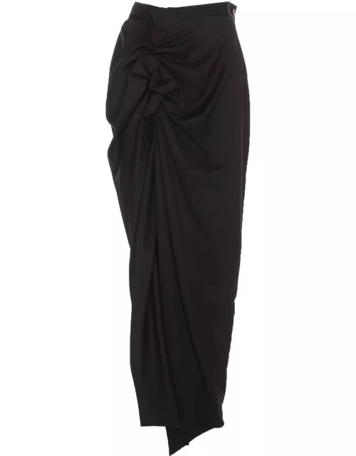 Vivienne Westwood Long Side Panther Skirt
