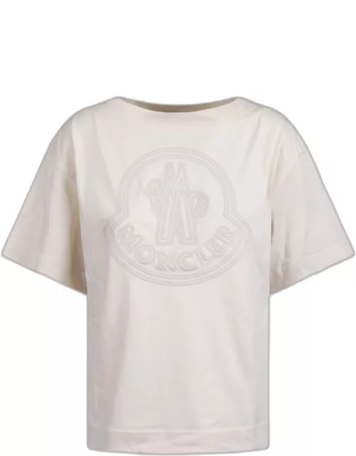 Moncler T-shirt With Embroidered Logo