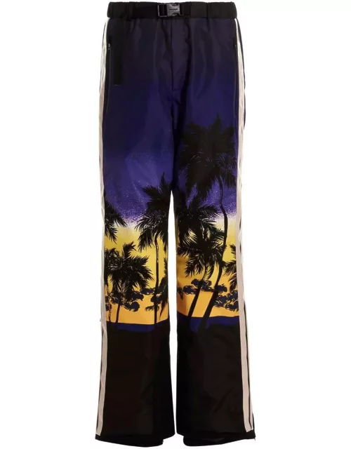 Palm Angels Palm Sunset Elasticated Waistband Ski Pant