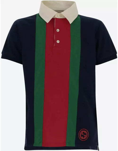 Gucci Cotton Polo Shirt With Logo