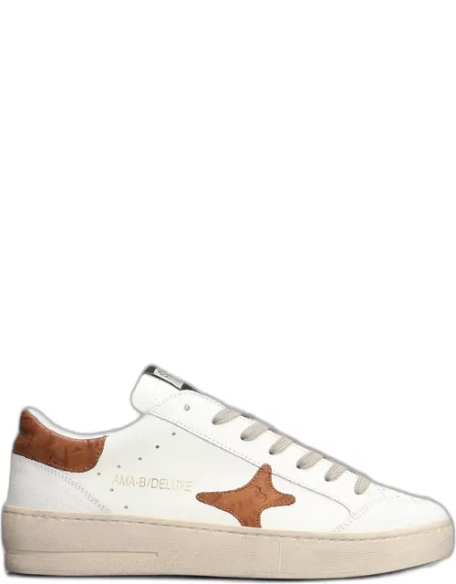 AMA-BRAND Sneakers In White Leather