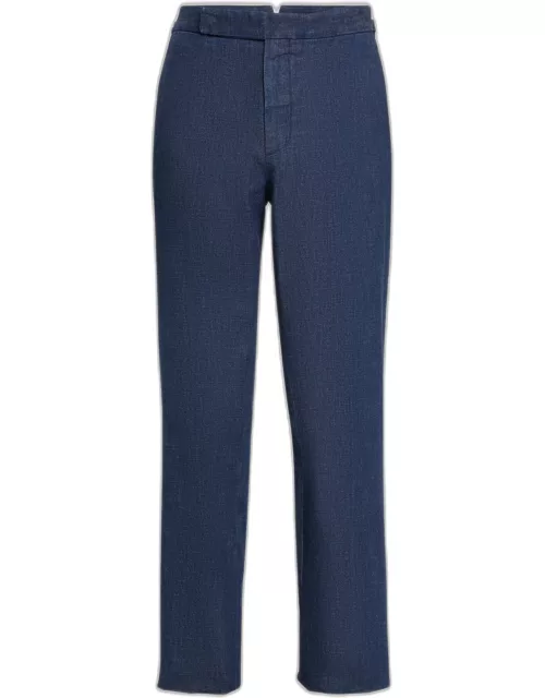 Men's Gregory Hand-Tailored Denim Suit Trouser