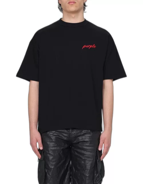 T-Shirt PURPLE BRAND Men colour Black