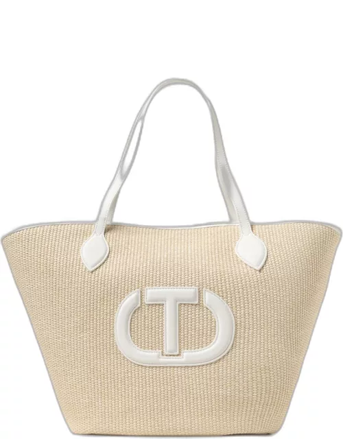 Tote Bags TWINSET Woman color White