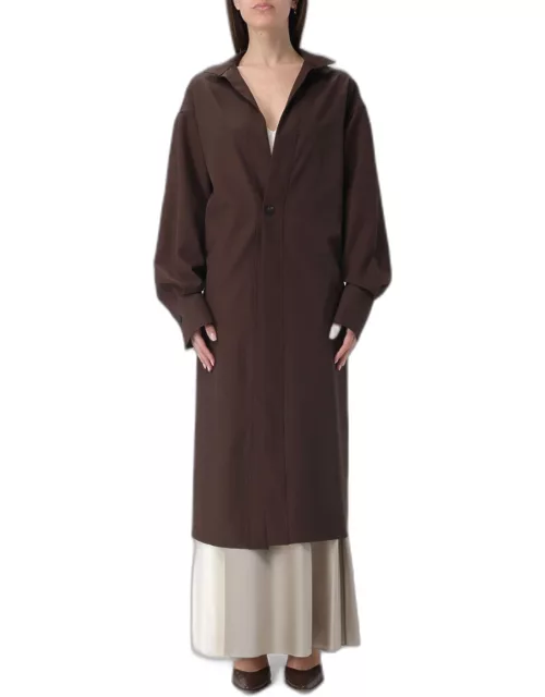 Coat FERRAGAMO Woman colour Dark