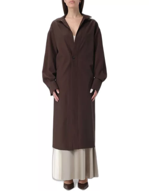 Coat FERRAGAMO Woman color Dark