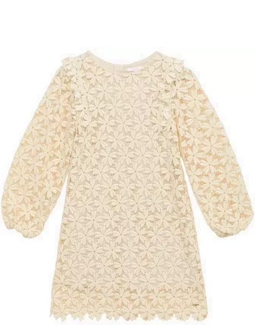 Ivory lace dres