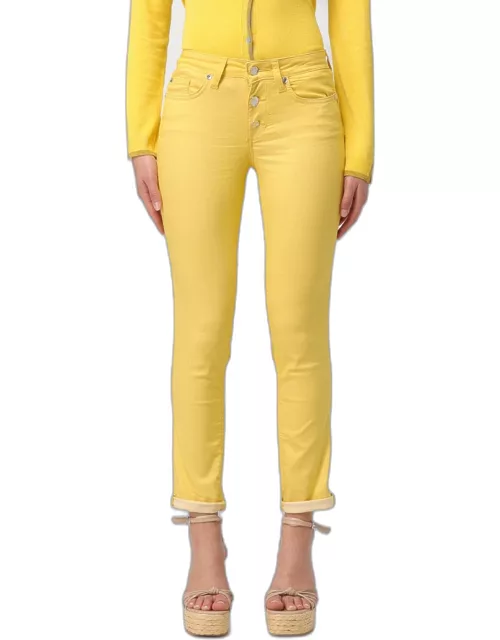 Trousers LIU JO Woman colour Yellow