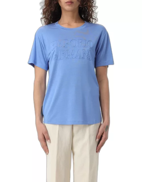 T-Shirt EMPORIO ARMANI Woman colour Gnawed Blue