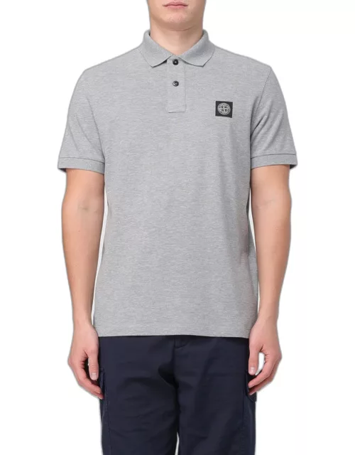 Polo Shirt STONE ISLAND Men colour Grey