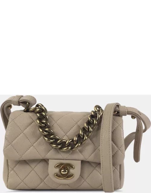 Chanel Mini Paris Rome Calfskin Trapezio Bag
