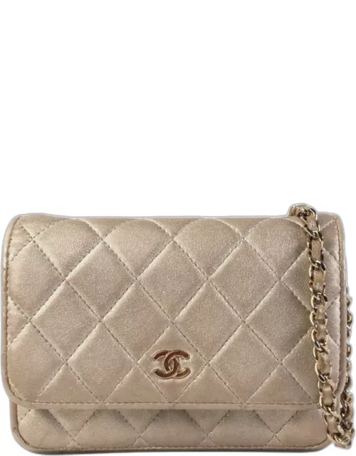 Chanel Mini Lambskin CC Wallet On Chain
