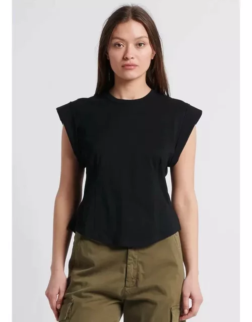 BERENICE Enza Sleeveless T-Shirt - Black