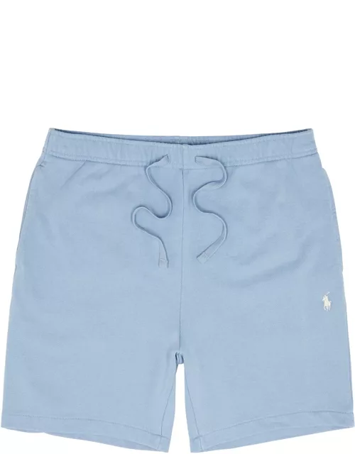 Polo Ralph Lauren Logo-embroidered Cotton Shorts - Blue