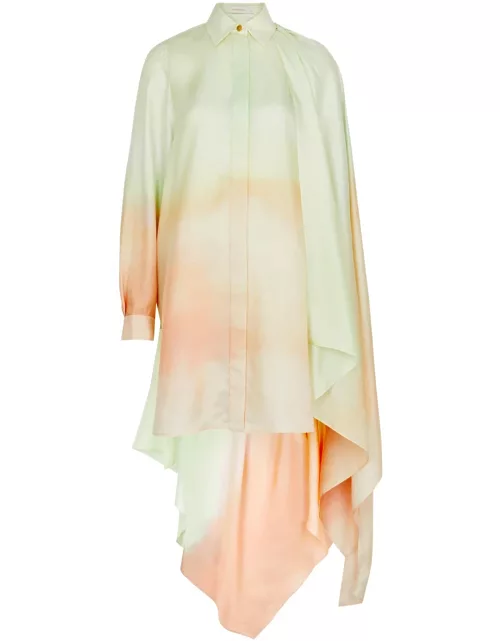 Zimmermann Natura Printed Silk-satin Shirt Dress - Multicoloured - 3 (UK 14 / L)