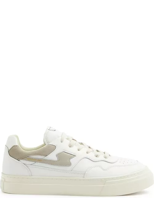 Stepney Workers Club Pearl S-Strike Panelled Leather Sneakers - White - 45 (IT45 / UK11)