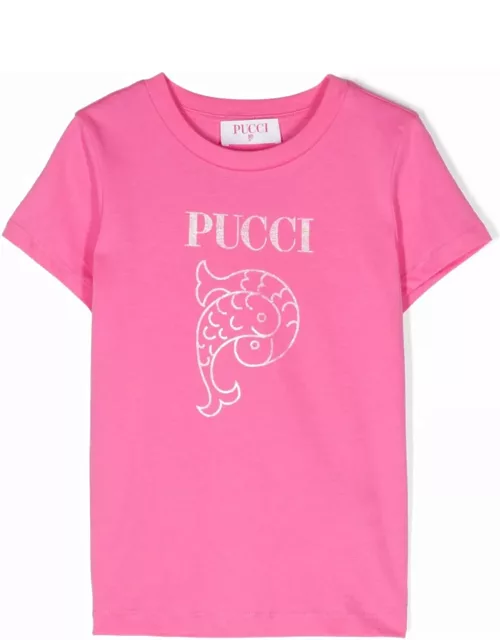 Emilio Pucci T-shirts And Polos Pink