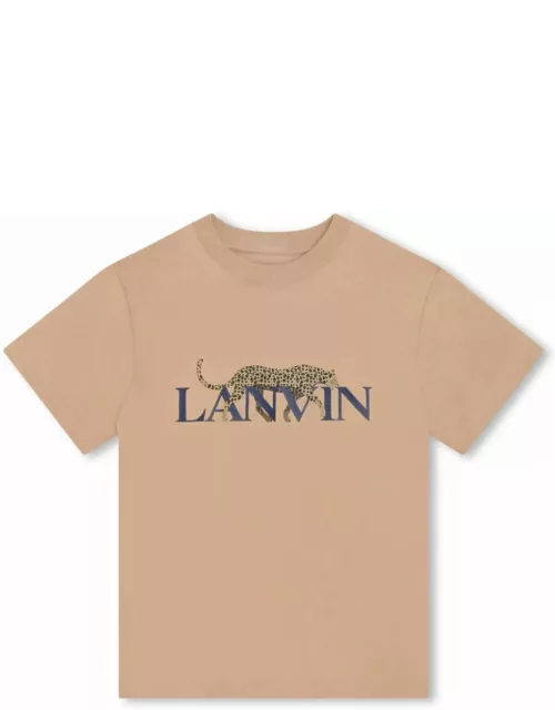 Lanvin T-shirts And Polos Beige