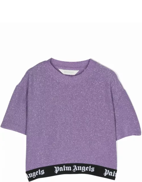 Palm Angels T-shirts And Polos Lilac