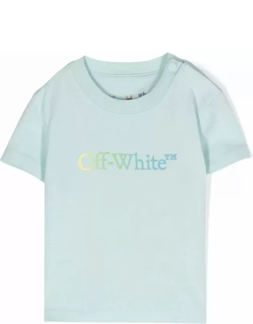Off-White Off White T-shirts And Polos Clear Blue