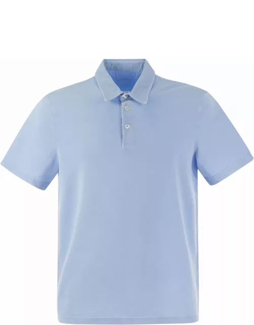 Fedeli Short-sleeved Cotton Polo Shirt