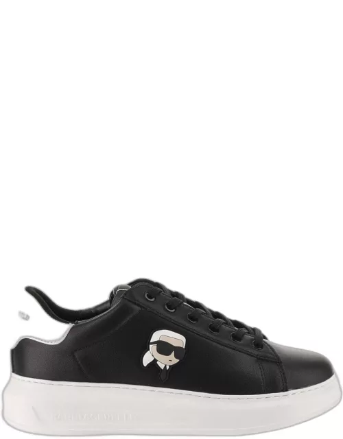 Karl Lagerfeld Leather Sneakers With Logo
