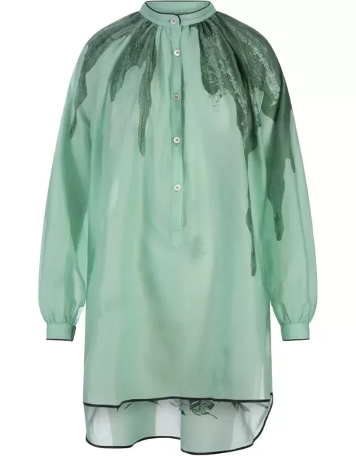 For Restless Sleepers Flowers Green Tizio Shirt