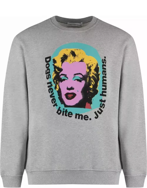 Comme des Garçons Shirt Andy Warhol Print Cotton Sweatshirt