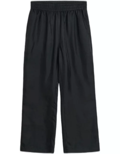 Sunflower #4133 Black silk pant with elasticated waistband - Silk Pant