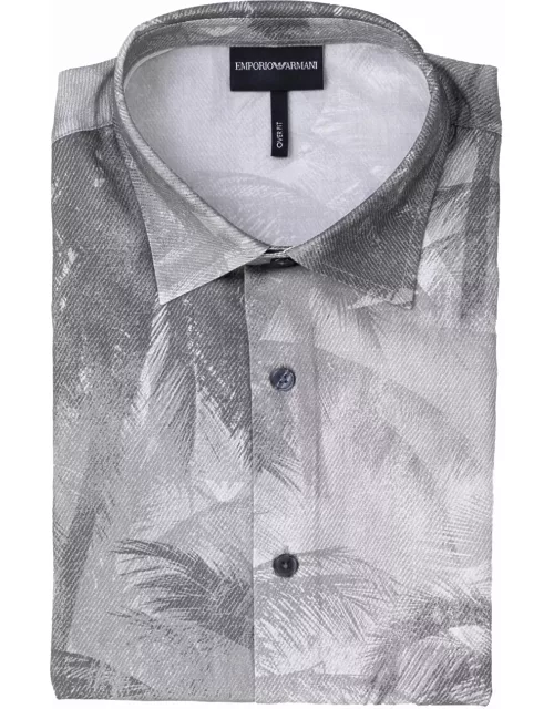 Emporio Armani Printed Short Sleeved Shirt